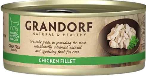 Grandorf Adult Chicken Fillet Mokra karma dla kota op. 70g Pakiet 6szt.