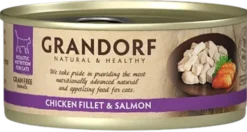 Grandorf Adult Chicken&Salmon Fillet Mokra karma dla kota op. 70g Pakiet 6szt.
