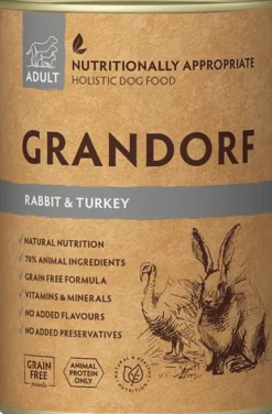 Grandorf Adult Rabbit&Turkey Mokra karma dla kota op. 400g
