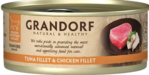 Grandorf Adult Tuna&Chicken Fillet Mokra karma dla kota op. 70g