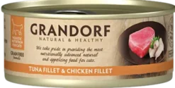 Grandorf Adult Tuna&Chicken Fillet Mokra karma dla kota op. 70g Pakiet 6szt.