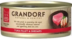 Grandorf Adult Tuna Fillet&Shrimps Mokra karma dla kota op. 70g Pakiet 6szt.