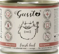 Gussto Fresh Beef Mokra Karma dla kota op. 200g Pakiet 6szt.