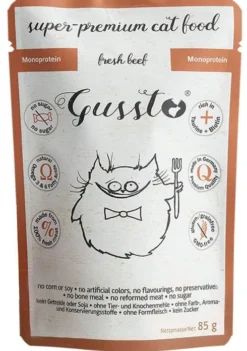 Gussto Fresh Beef Mokra Karma dla kota op. 85g