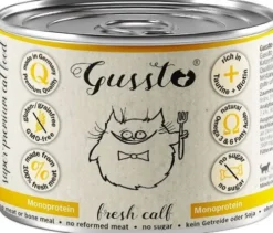 Gussto Fresh Calf Mokra Karma dla kota op. 200g Pakiet 6szt.