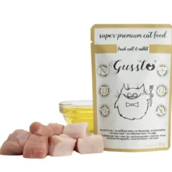 Gussto Fresh Calf&Rabbit Mokra Karma dla kota op. 85g Pakiet 8szt.