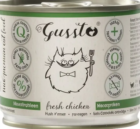 Gussto Fresh Chicken Mokra Karma dla kota op. 200g