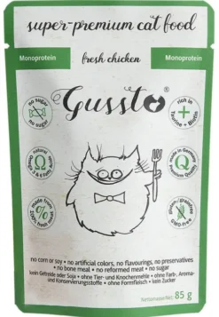 Gussto Fresh Chicken Mokra Karma dla kota op. 85g