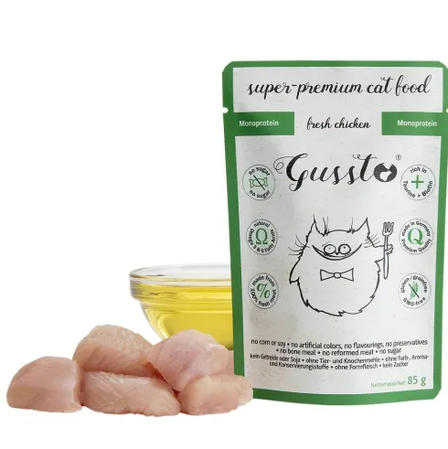 Gussto Fresh Chicken Mokra Karma dla kota op. 85g