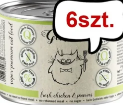 Gussto Fresh Chicken&Prawns Mokra Karma dla kota op. 200g Pakiet 6szt.