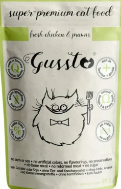 Gussto Fresh Chicken&Prawns Mokra Karma dla kota op. 85g