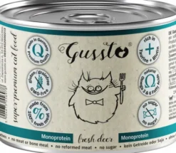 Gussto Fresh Deer Mokra Karma dla kota op. 200g Pakiet 6szt.