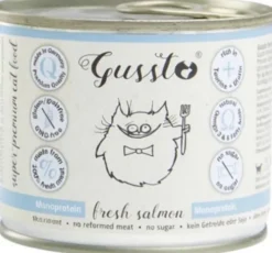 Gussto Fresh Salmon Mokra Karma dla kota op. 190g