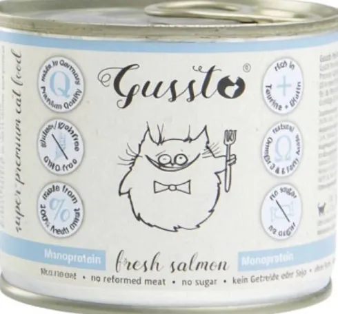 Gussto Fresh Salmon Mokra Karma dla kota op. 190g