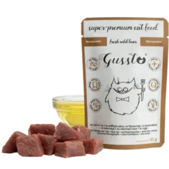 Gussto Fresh Wild Boar Mokra Karma dla kota op. 85g