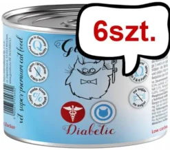 Gussto Vet Diabetic Mokra Karma dla kota op. 200g Pakiet 6szt.