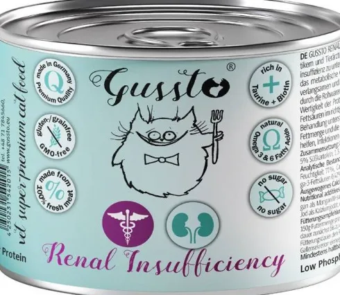 Gussto Vet Renal Mokra Karma dla kota op. 200g Pakiet 6szt.