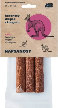 Happy Snacky NAPSANOSY z kangura Przysmaki dla psa op. 3szt.