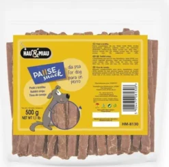 Hau&Miau Przysmak Paski mięsne z królika dla psa op. 500g