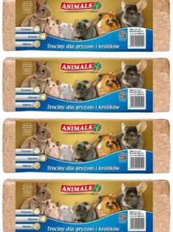 Hilton Animals Trociny prasowane dla zwierząt op. 960g Pakiet 4szt (3.84kg - 60l)