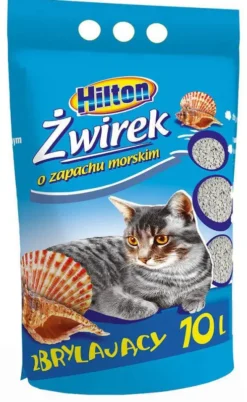 Hilton Żwirek bentonitowy zapach morski dla kota poj. 10l