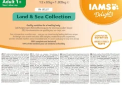 Iams Delights Land&Sea Collection in Jelly Mokra Karma dla kota op. 12x85g WYPRZEDAŻ