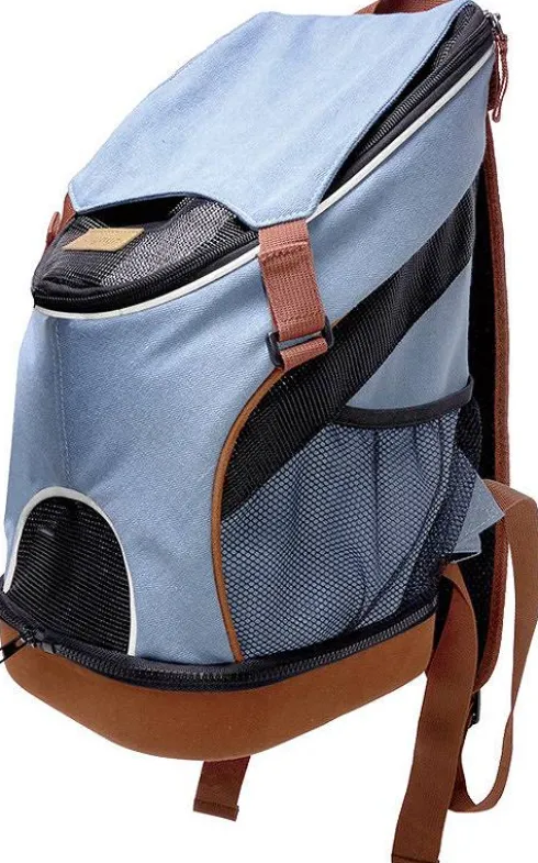 Ibiyaya Transporter Plecak dla psa i kota kolor denim nr kat. FC2131-D