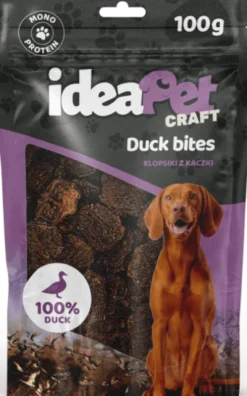 IdeaPet Craft Duck Bites Przysmak Klopsiki z kaczki dla psa op. 100g WYPRZEDAŻ