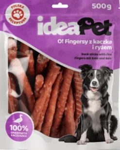IdeaPet Przysmak O! Fingersy z kaczką dla psa op. 500g