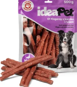 IdeaPet Przysmak O! Fingersy z kaczką dla psa op. 500g