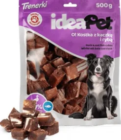 IdeaPet Przysmak O! Kostka z kaczką i rybą dla psa op. 500g