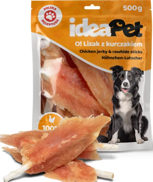 IdeaPet Przysmak O! Lizak z kurczakiem dla psa op. 500g