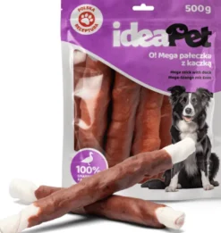 IdeaPet Przysmak O! Mega Pałeczka z kaczką dla psa op. 500g