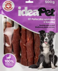 IdeaPet Przysmak O! Pałeczka wołowa z kaczką dla psa op. 500g