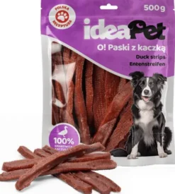 IdeaPet Przysmak O! Paski z kaczką dla psa op. 500g