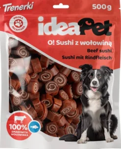 IdeaPet Przysmak O! Sushi z wołowiną dla psa op. 500g