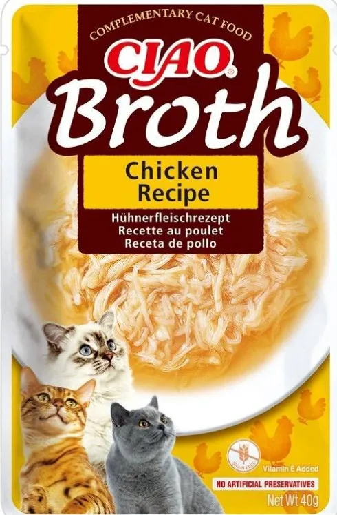 Inaba Ciao Broth Chicken Recipe Mokra Karma dla kota op. 40g
