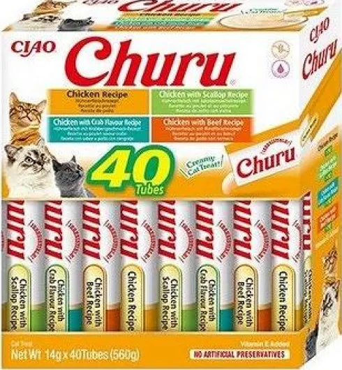 Inaba Ciao Churu Box Chicken Mix Przysmak dla kota op. 40x14g
