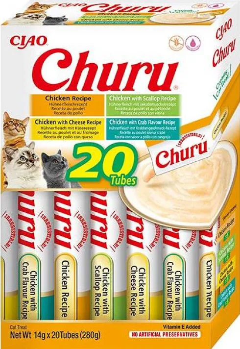 Inaba Ciao Churu Box Chicken Mix Przysmak dla kota op. 20x14g