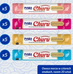 Inaba Ciao Churu Box Seafood Mix Przysmak dla kota op. 20x14g