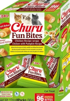 Inaba Ciao Churu Fun Bites Chicken&Pumpkin Recipe Przysmak dla kota op. 8x12g