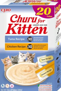 Inaba Ciao Churu Kitten Mix Smaków Przysmak dla kociąt op. 20x14g