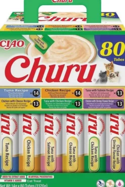 Inaba Ciao Churu Tuna and Chicken Recipe Przysmak dla kota op. 80x14g