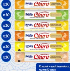 Inaba Ciao Churu Variety Chicken Przysmak dla kota op. 60x14g