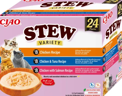 Inaba Ciao Stew Variety Chicken Recipe Mokra Karma dla kota op. 24x40g (PAKIET RÓŻOWY)