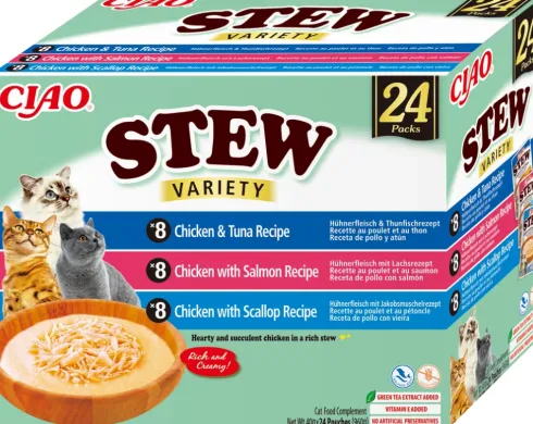 Inaba Ciao Stew Variety Chicken Recipe Mokra Karma dla kota op. 24x40g (PAKIET ZIELONY)