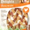 8in1 Gryzak Delights Chewy Braids ze Skórą Wołową i Kurczakiem dla psa op. 75g