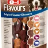 8in1 Gryzak Triple Flavour Skewers dla psa op. 113g