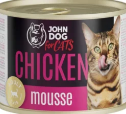 John Dog Adult Chicken Mousse Mokra Karma dla kota op. 200g