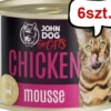 John Dog Adult Chicken Mousse Mokra Karma dla kota op. 200g Pakiet 6szt.